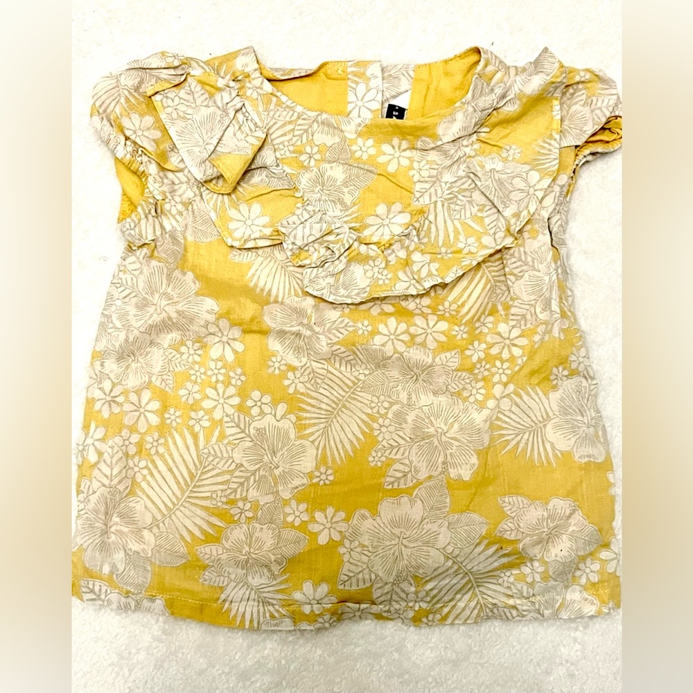 Janie and Jack golden California shirt 3T